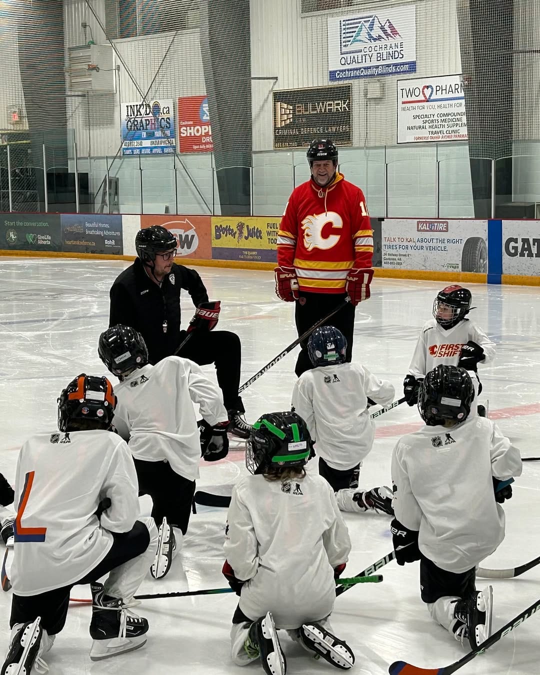 Post 3 by Calgary Flames Alumni on Instagram (carousel)