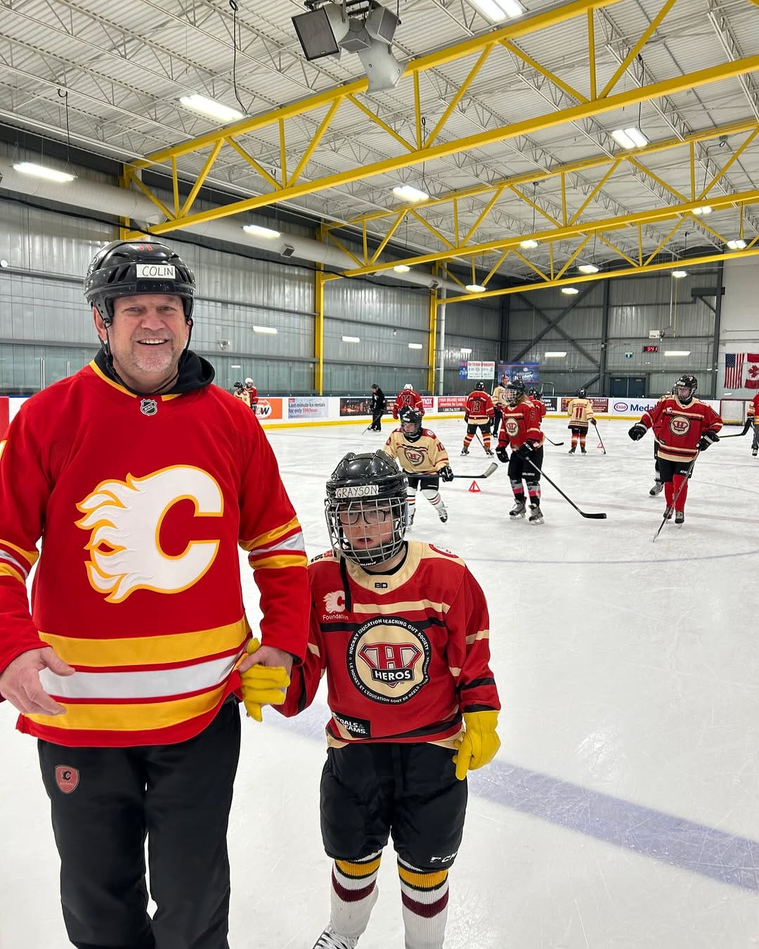 Post 7 by Calgary Flames Alumni on Instagram (carousel)