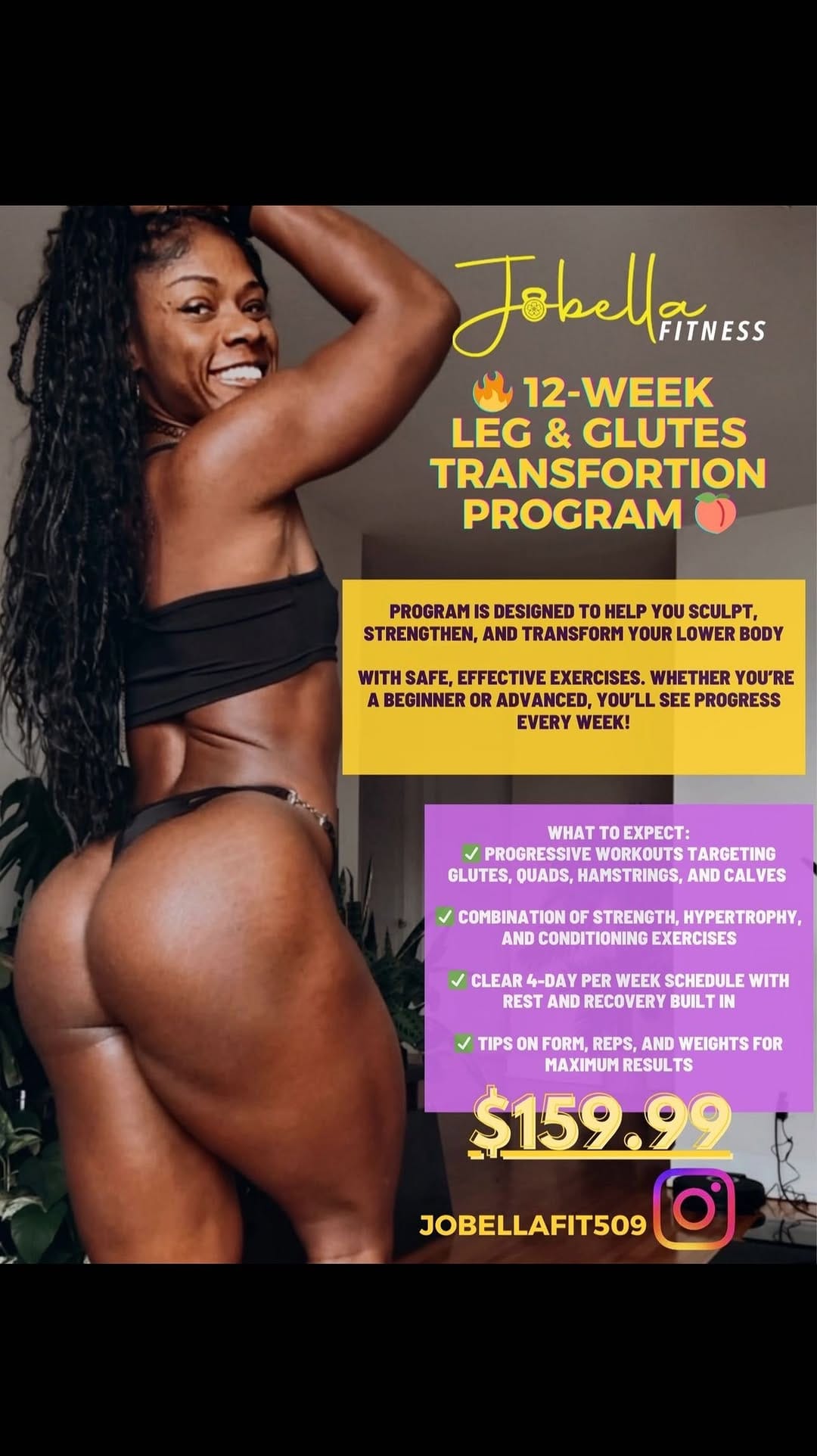 Post 4 by JOANNA JEAN| IFBB PRO on Instagram (video)