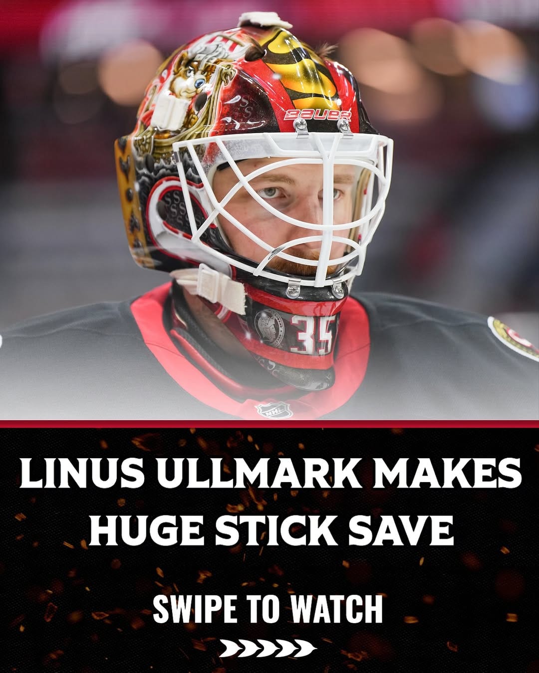 Post 6 by Linus Ullmark on Instagram (carousel)