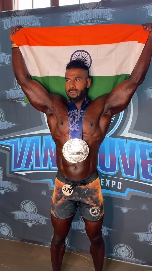 Post 1 by Munish Kumar IFBB on Instagram (video)