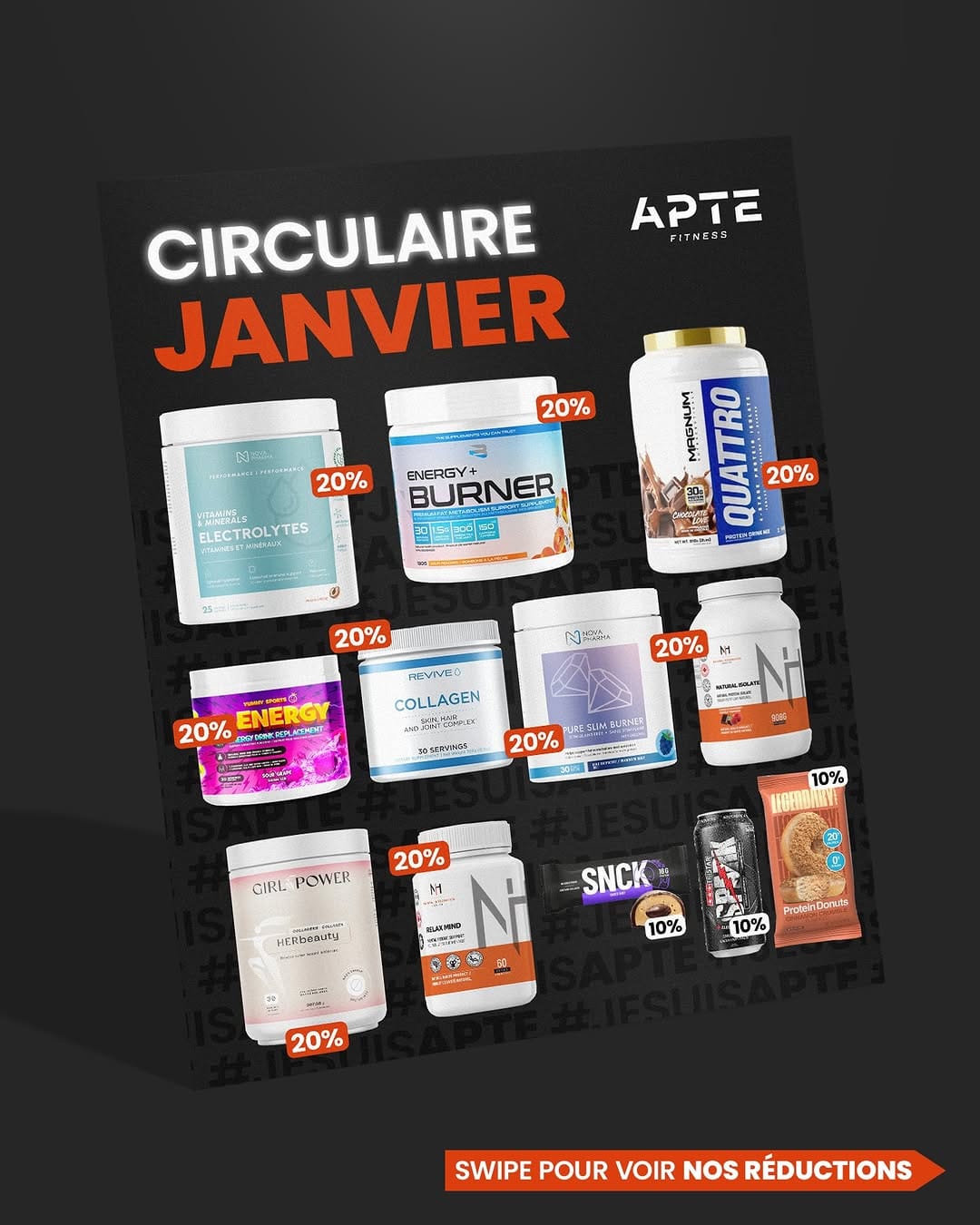 Post 6 by APTE fitness on Instagram (carousel)