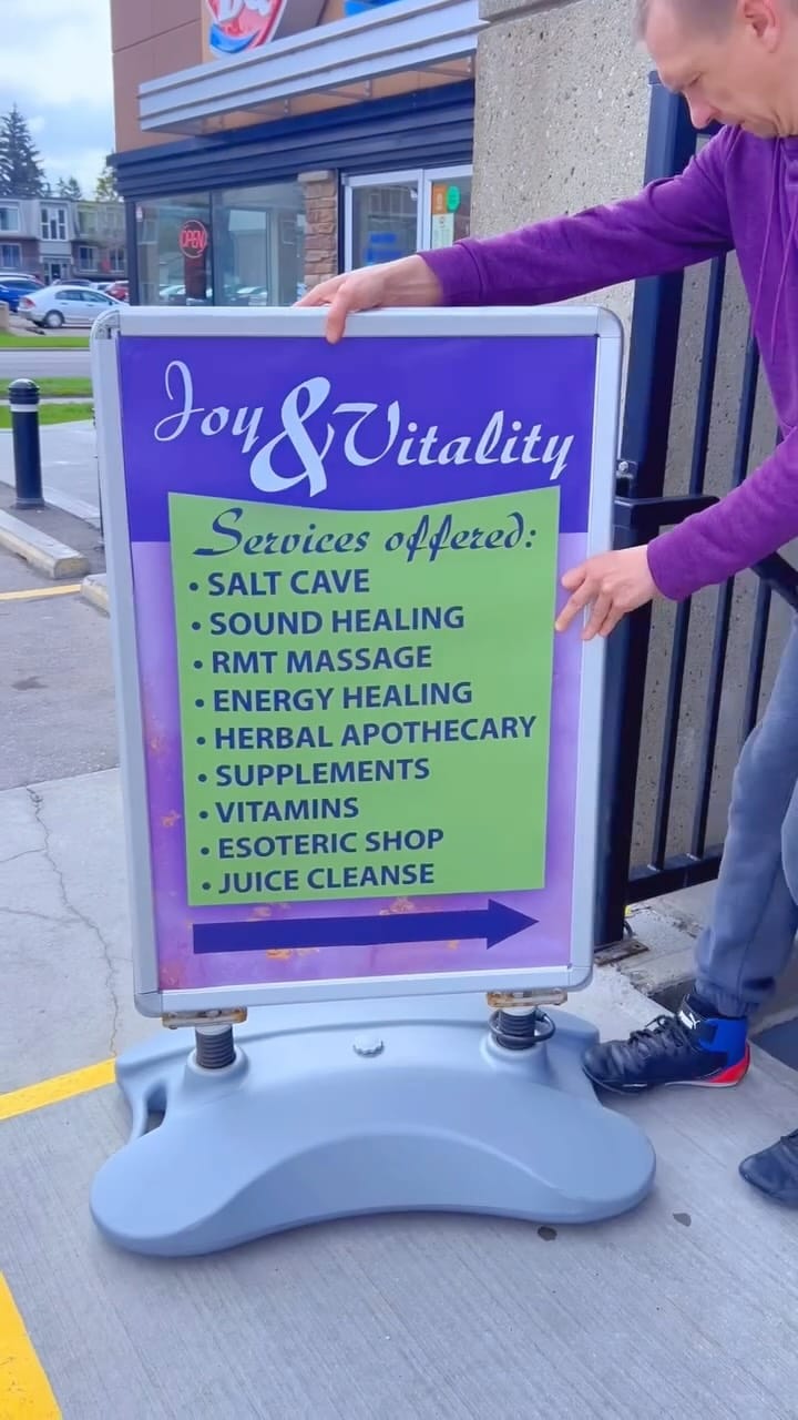 Post 10 by Joy & Vitality 📍Calgary •Salt Cave • Supplements • Sound on Instagram (video)