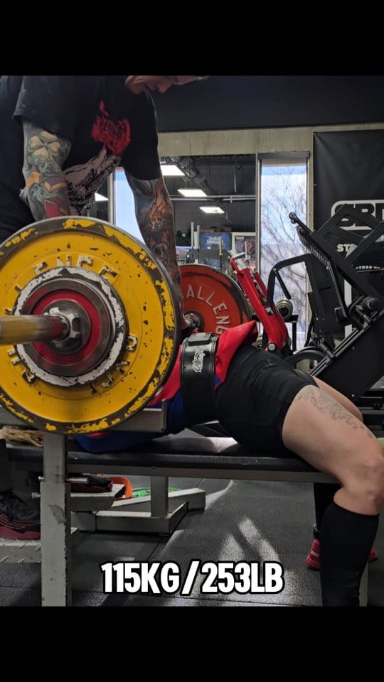 Post 8 by Danii Clavelle - Powerlifting Coach | Calgary Barbell on Instagram (video)