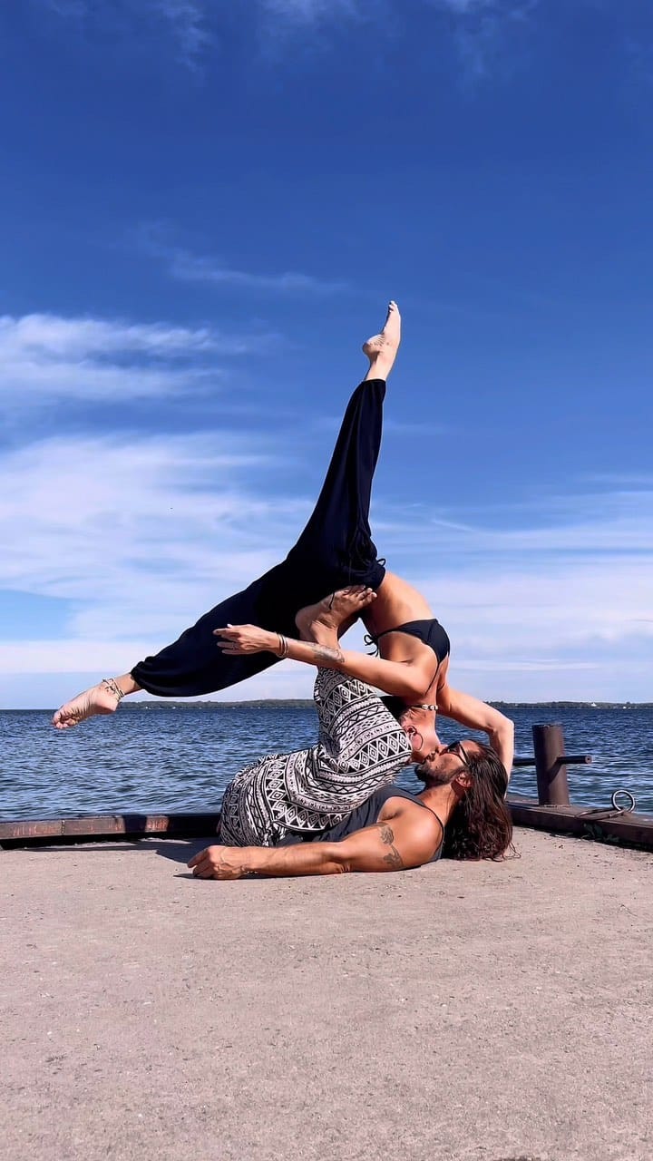 Post 8 by ACRO BUDDHAS | miranda + ryan on Instagram (video)