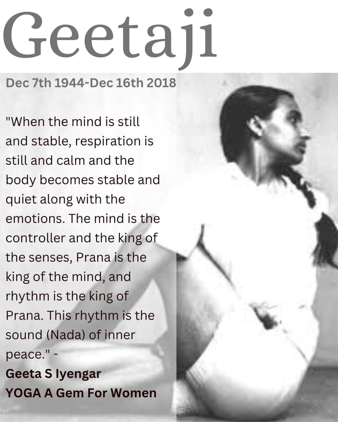 Post 4 by Yogananta - Iyengar Yoga on Instagram (image)