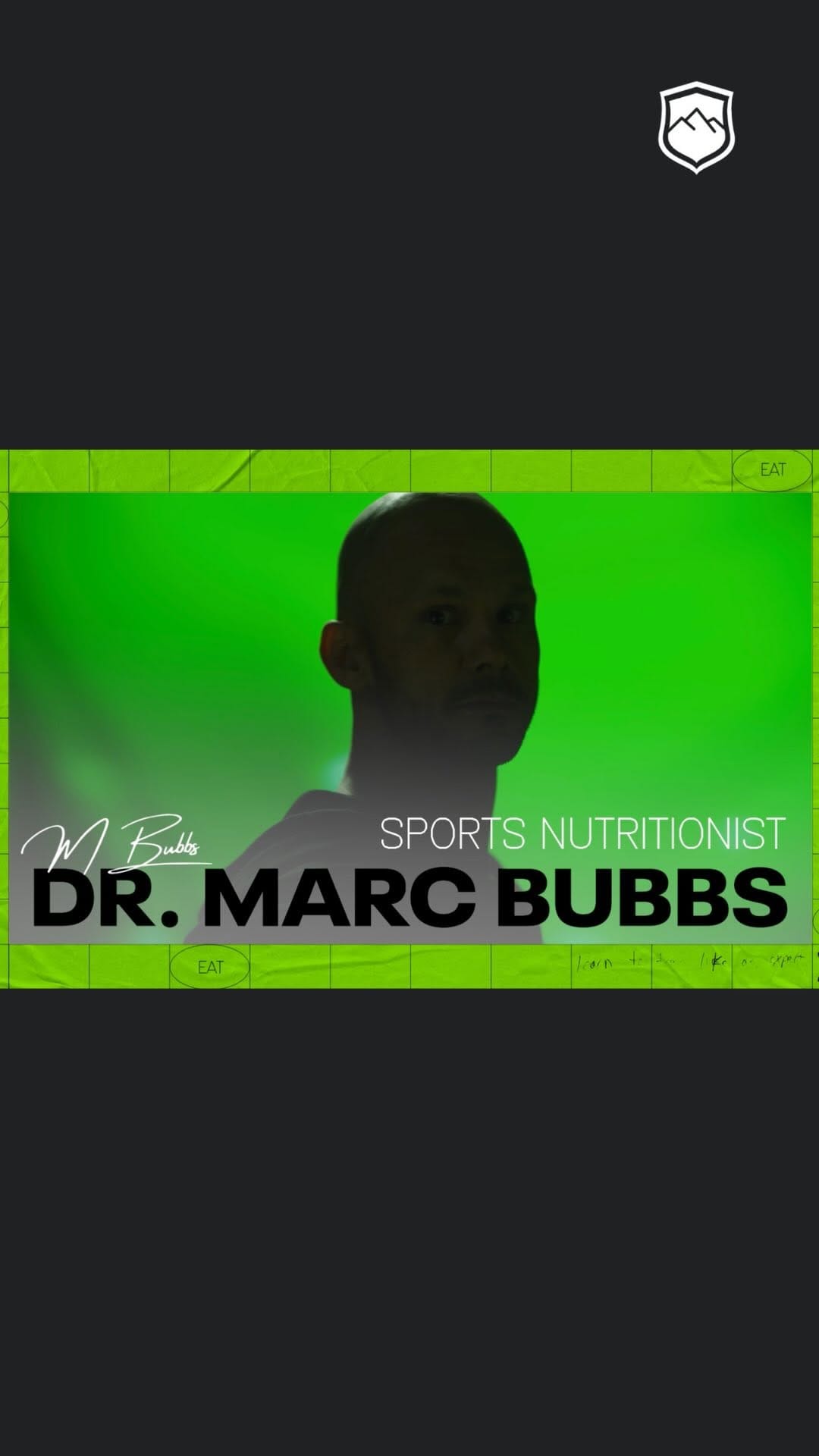 Post 8 by Dr. Marc Bubbs on Instagram (video)