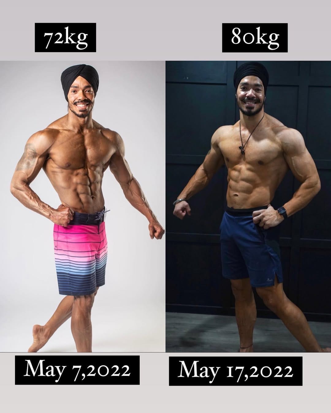 Post 10 by SUPER SINGH WNBF PRO | TRANSFORMATION COACH on Instagram (image)