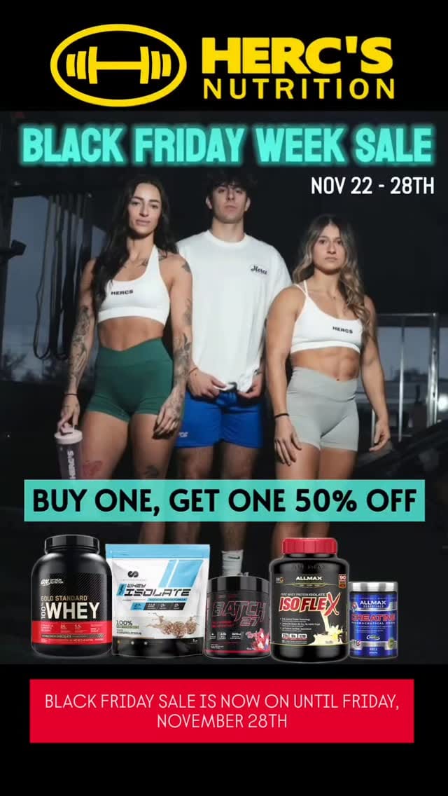 Post 5 by HERC'S NUTRITION BRAMPTON 🇨🇦 on Instagram (video)