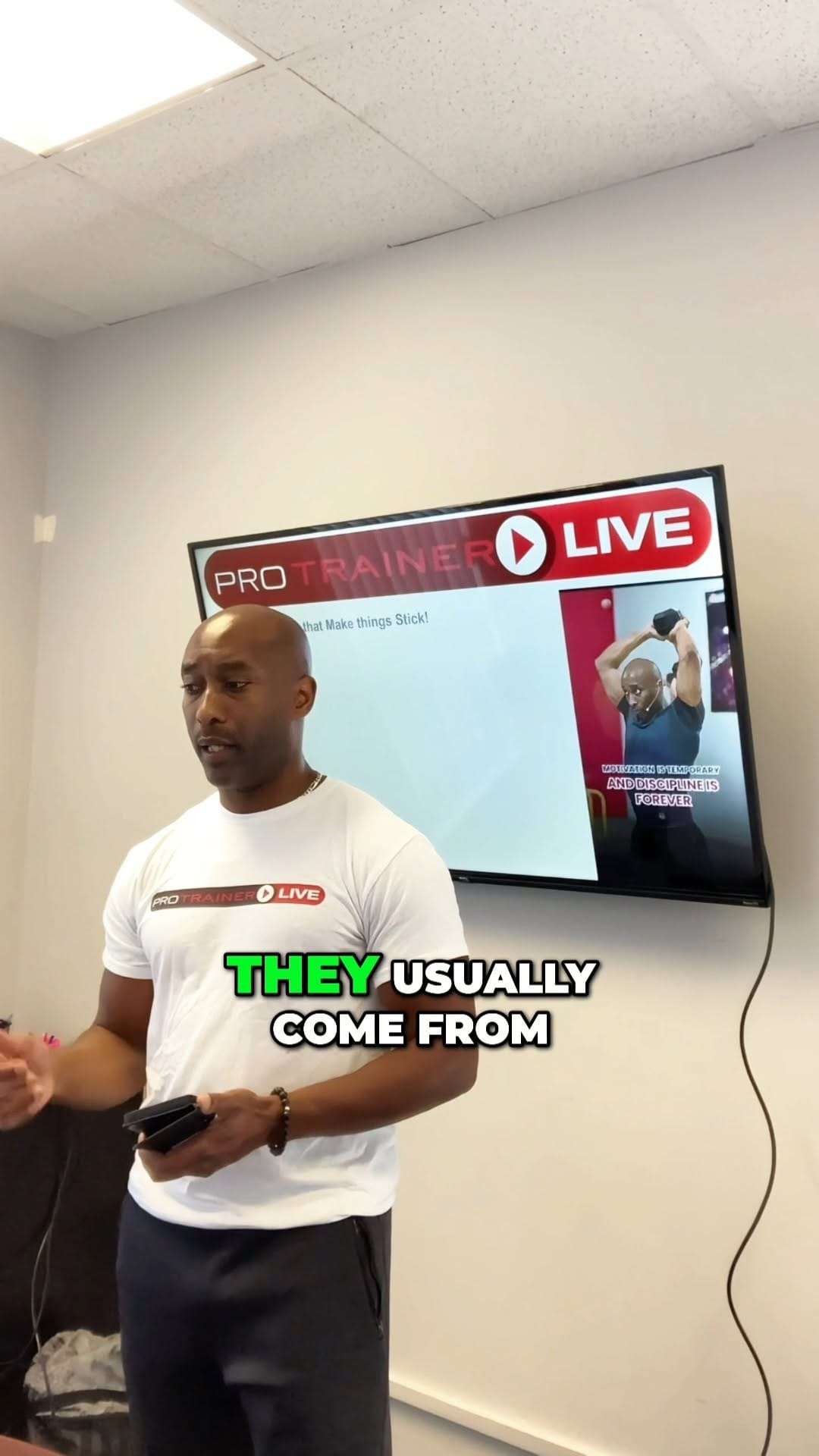 Post 5 by Mike Whiteley, Pro Trainer on Instagram (video)