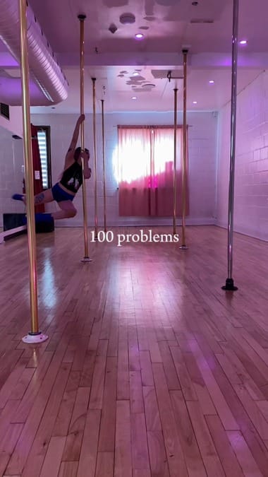 Post 6 by Brass Vixens Poledancing on Instagram (video)