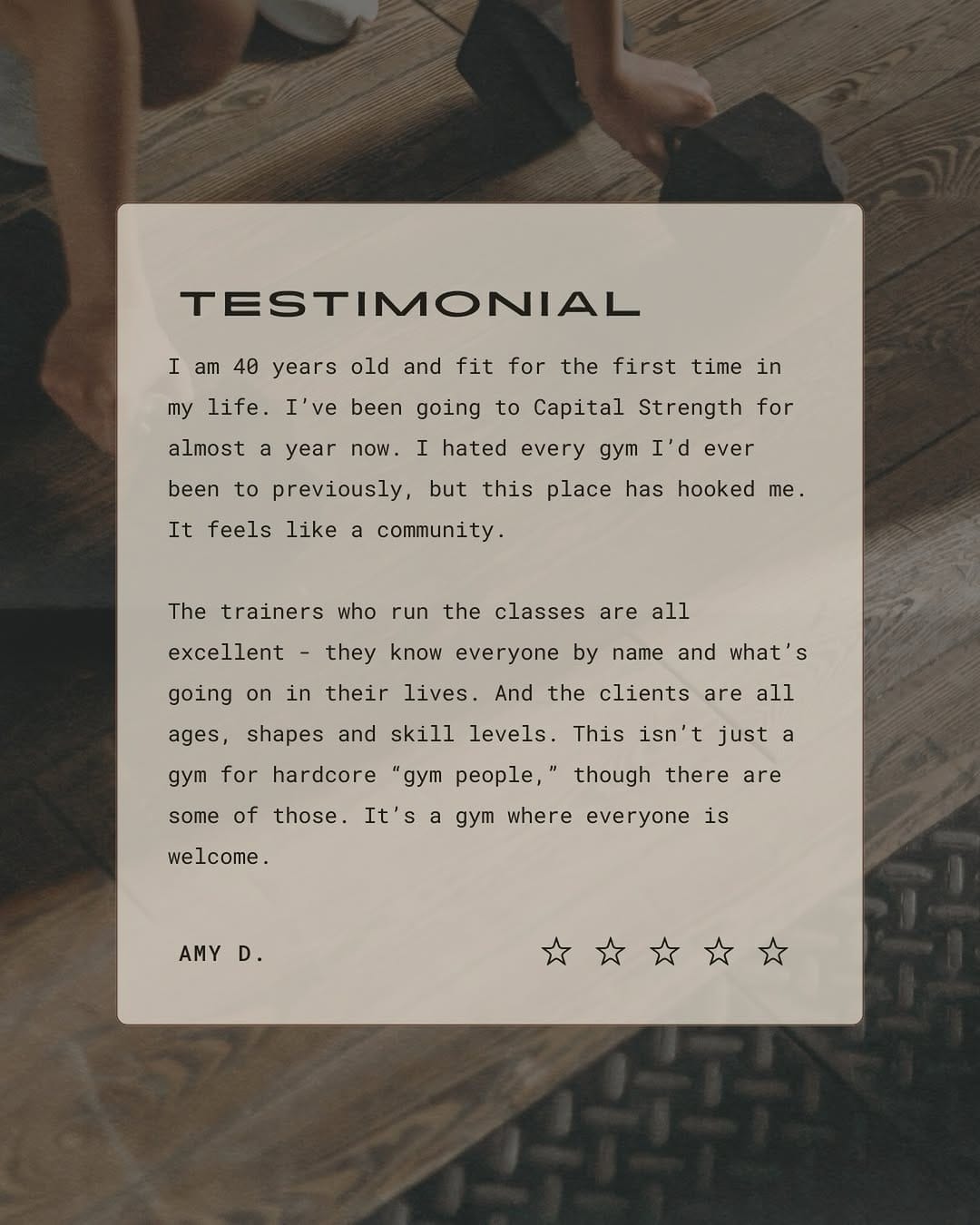 Post 6 by Capital Strength TS on Instagram (image)