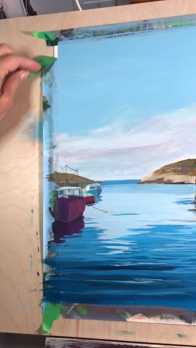 Post 5 by Ocean Art by Kimberley Eddy on Instagram (video)