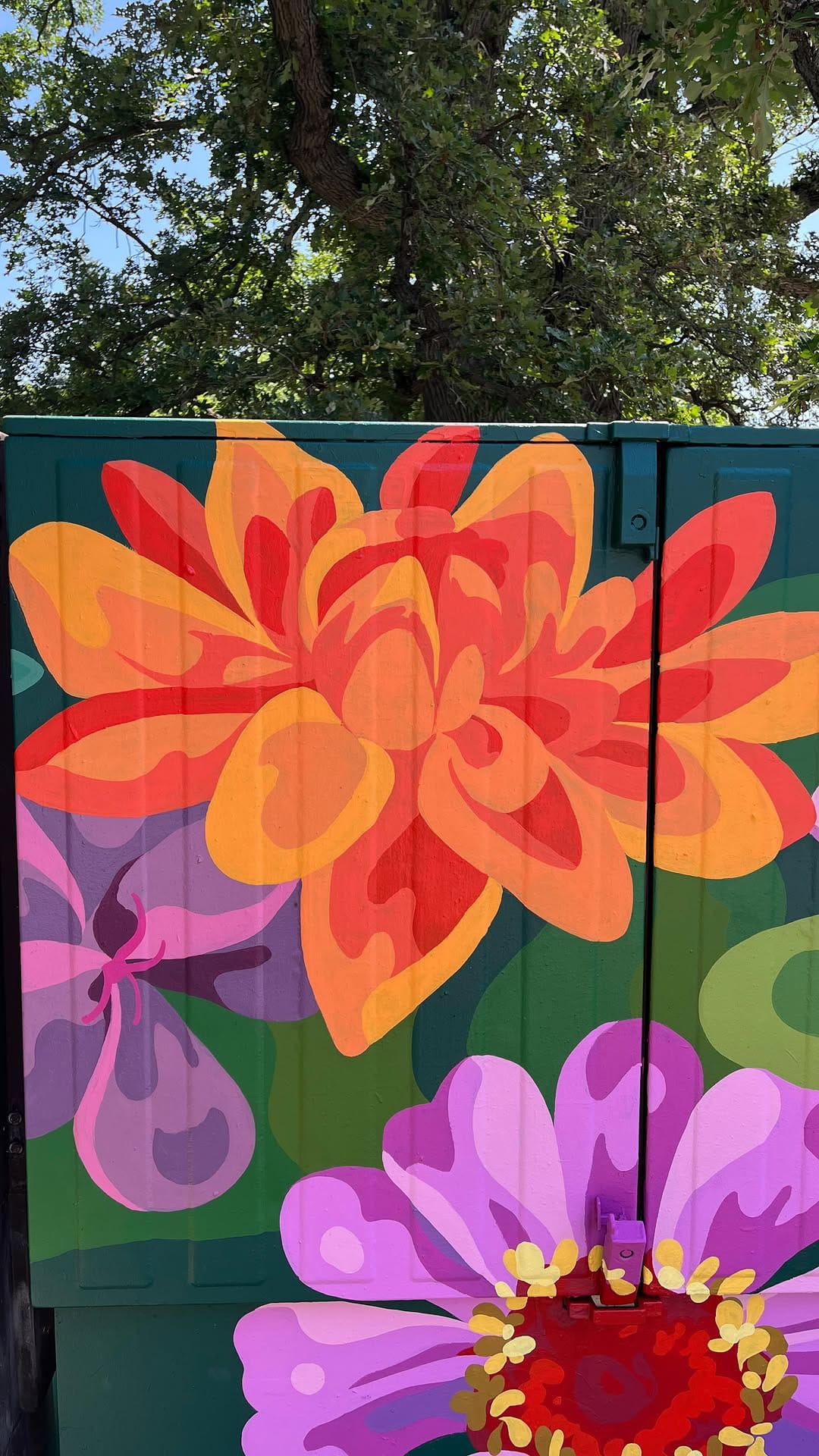 Post 7 by Emilie Darlington | Muralist on Instagram (video)