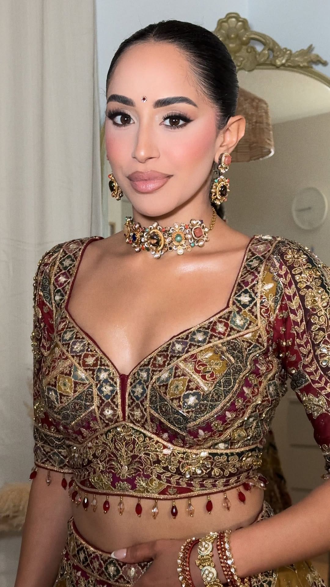 Post 10 by Jyoti Sogi | BRIDAL MAKEUP AND HAIR 🪬 on Instagram (video)