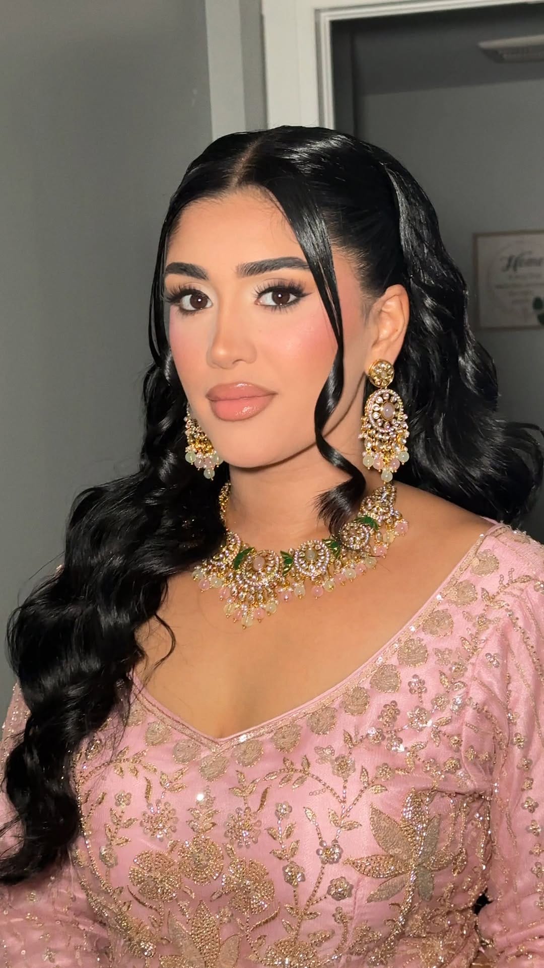 Post 9 by Jyoti Sogi | BRIDAL MAKEUP AND HAIR 🪬 on Instagram (video)