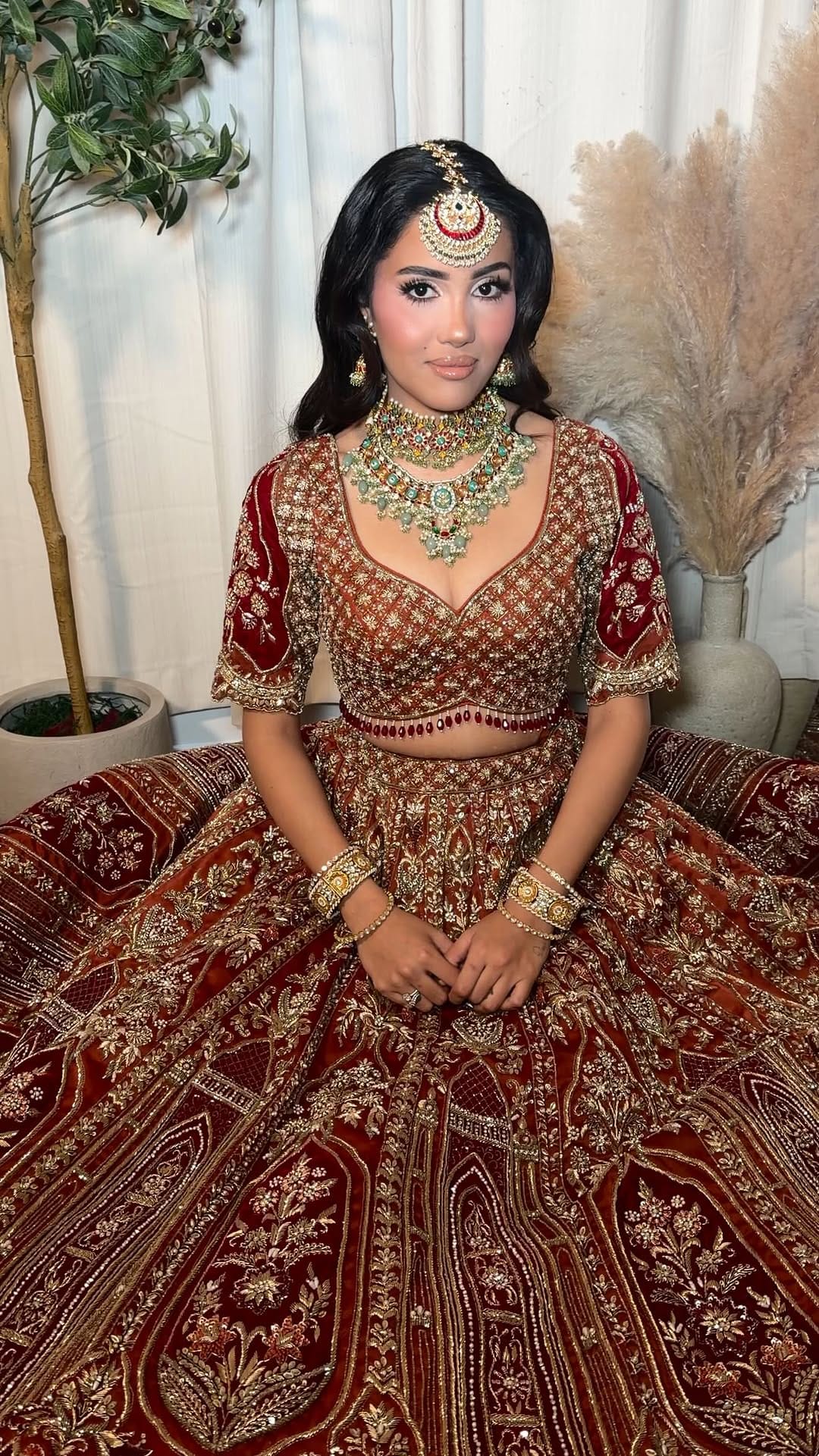 Post 5 by Jyoti Sogi | BRIDAL MAKEUP AND HAIR 🪬 on Instagram (video)