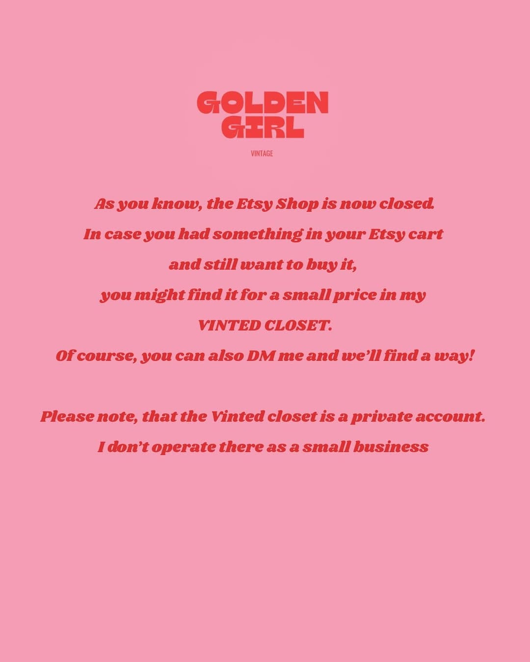 Post 1 by GoldenGirlVintage on Instagram (image)
