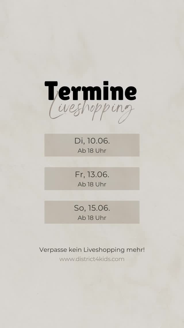 Post 1 by District for Kids - Liveshopping on Instagram (video)