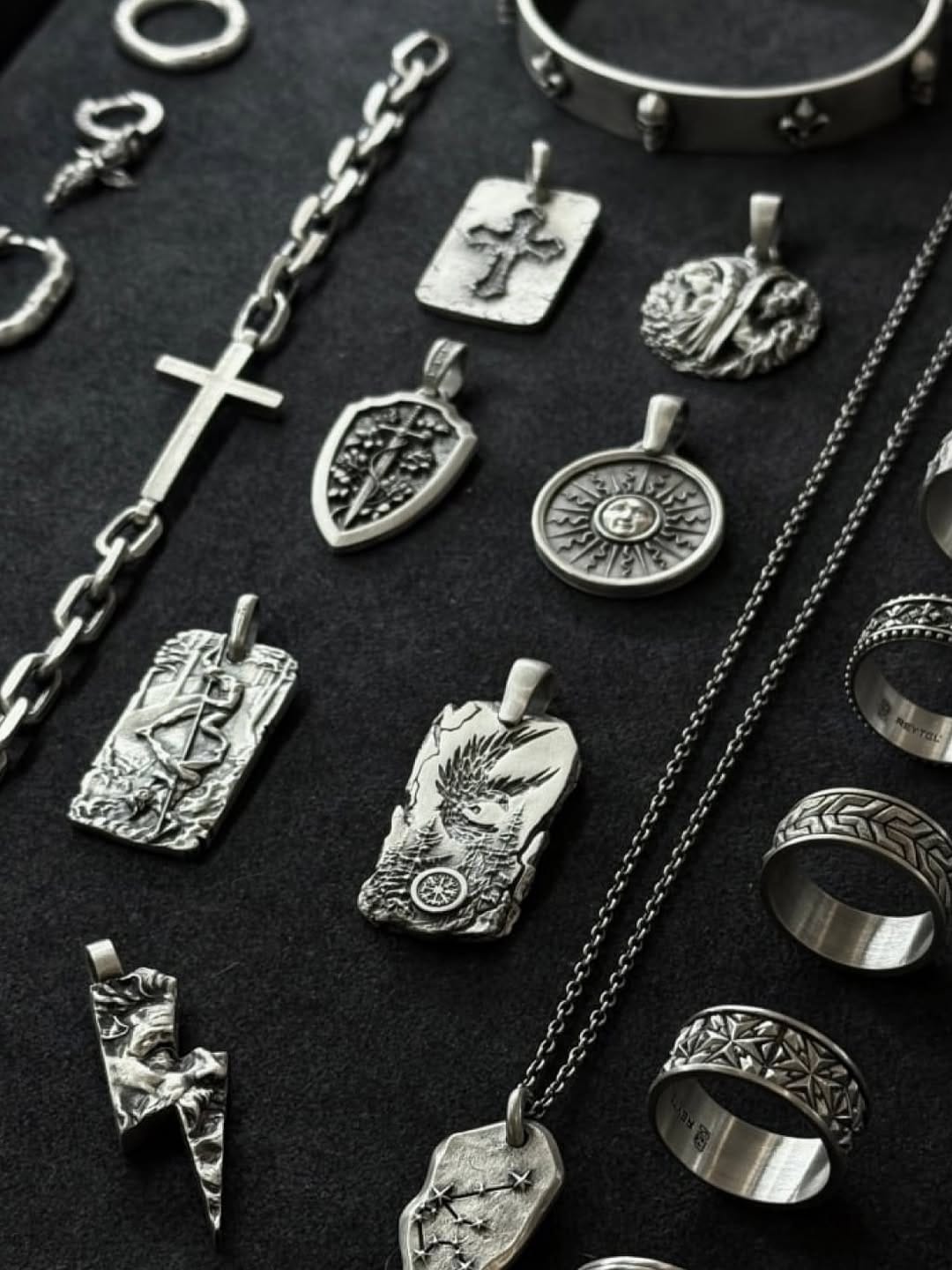 Post 5 by REYTEL’ — brave jewelry for men on Instagram (carousel)