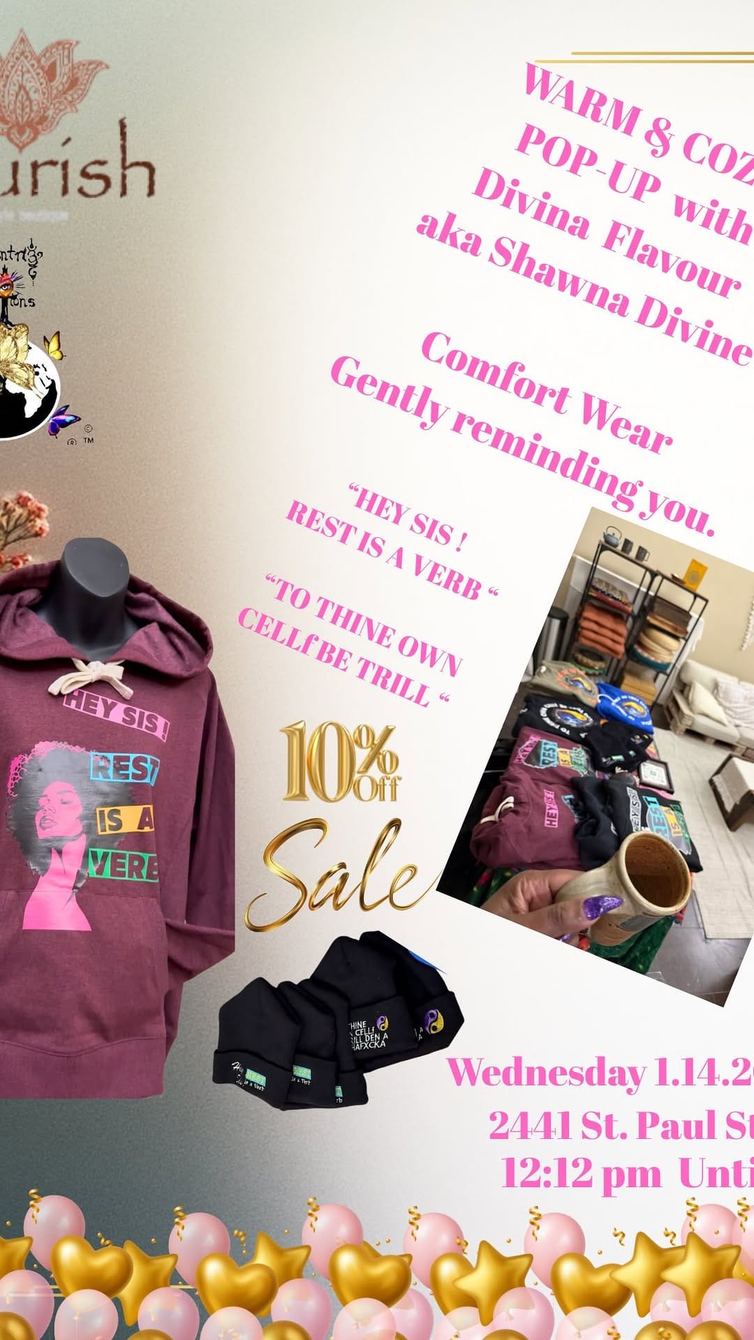 Post 5 by Flourish Baltimore | Lifestyle Boutique & Tea Lounge on Instagram (video)