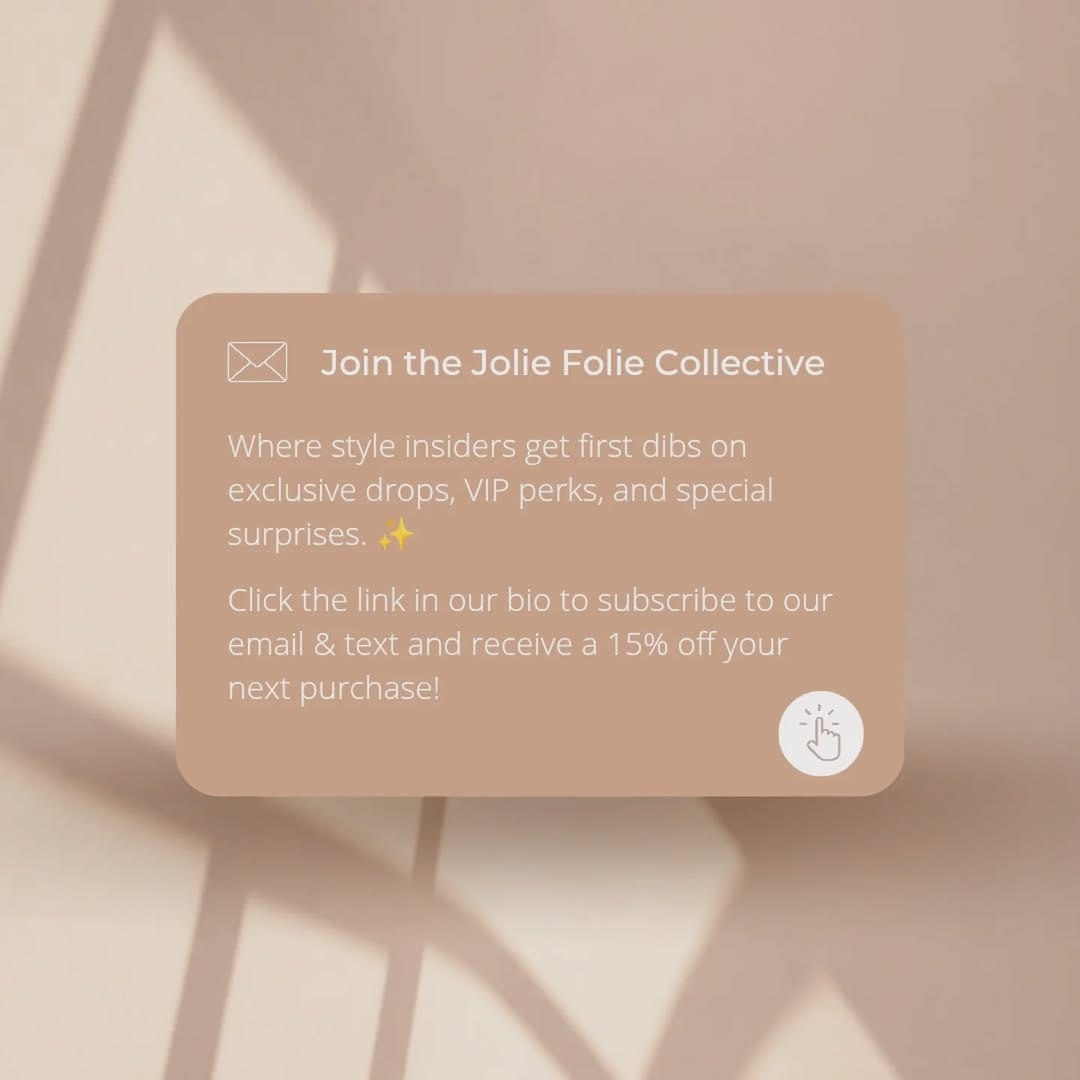 Post 9 by Jolie Folie Boutique | Canadian Fashion + Accessories on Instagram (image)