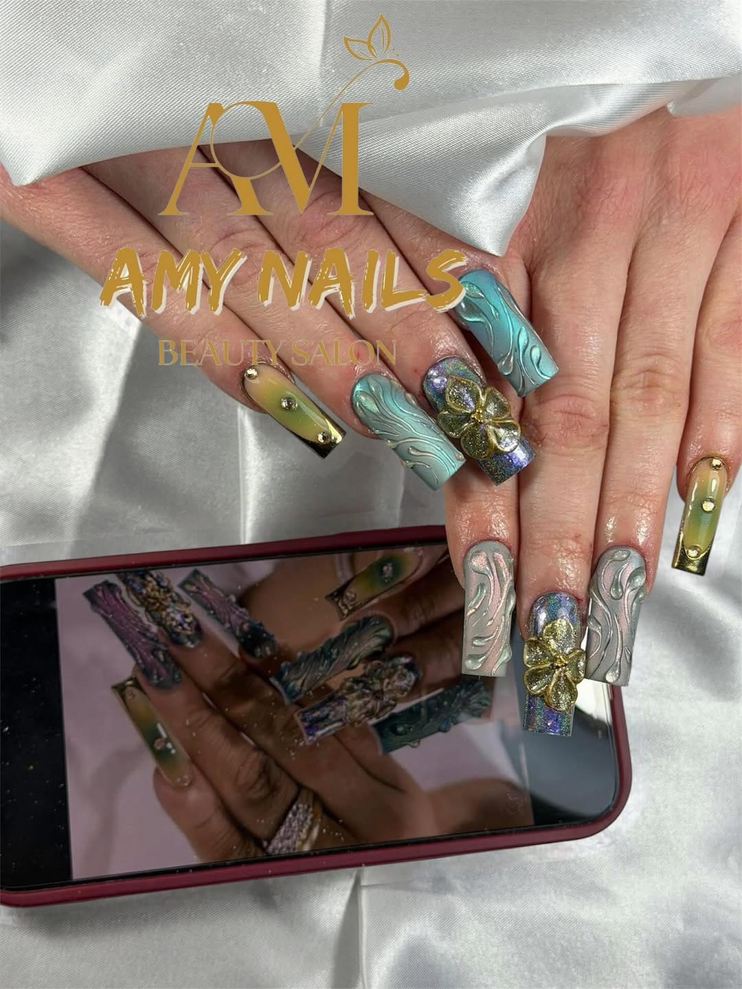 Post 4 by Amy Nails on Instagram (image)