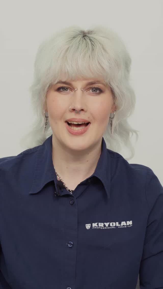 Post 8 by Kryolan Professional Make-up on Instagram (video)