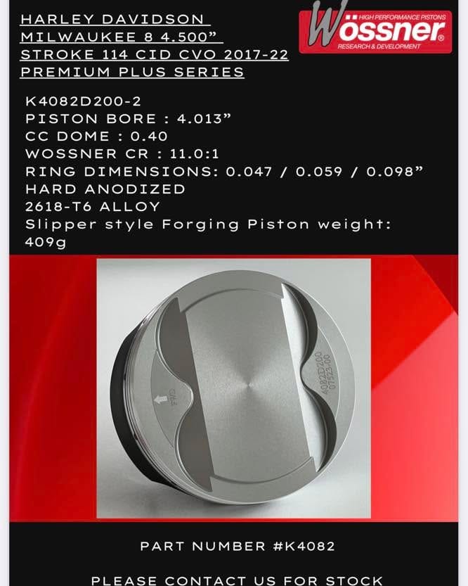 Post 3 by Wossner Pistons N.A on Instagram (image)