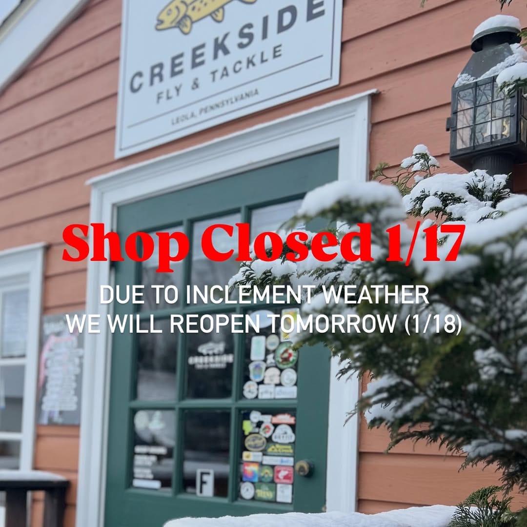 Post 3 by CREEKSIDE FLY & TACKLE on Instagram (image)