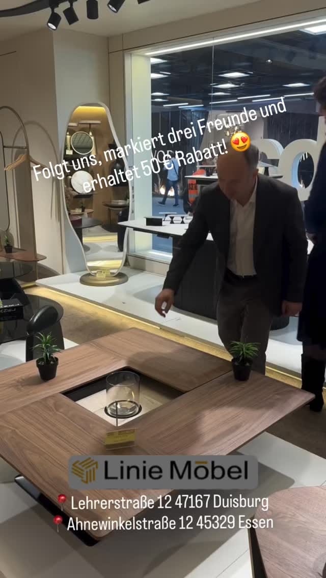 Post 1 by Linie Möbel on Instagram (video)