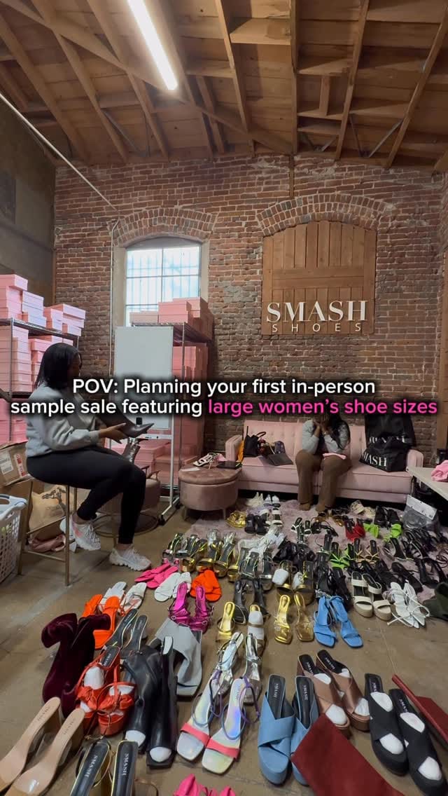 Post 7 by Smash Shoes | Large shoe sizes on Instagram (video)