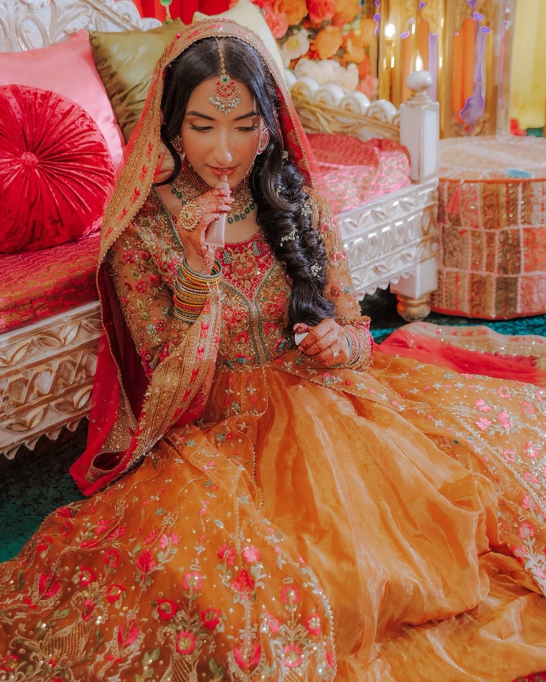 Post 5 by Desi Bridal Jewelry | Floral Jewelry on Instagram (carousel)