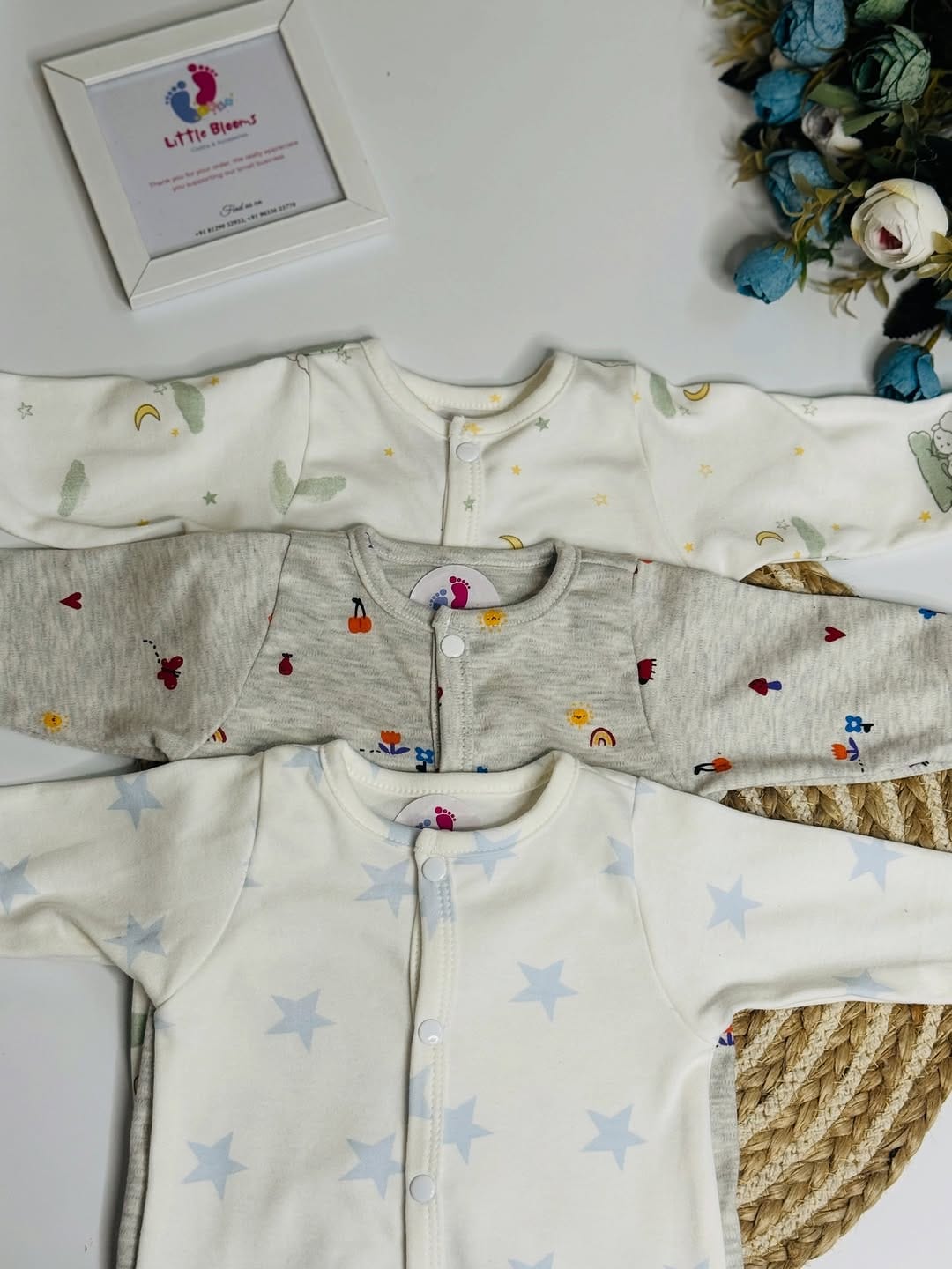 Post 1 by LITTLE BLOUMS | Baby Dresses & New Born Essential Items on Instagram (carousel)