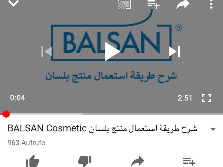 Post 9 by Balsan Cosmetic بلسان on Instagram (image)