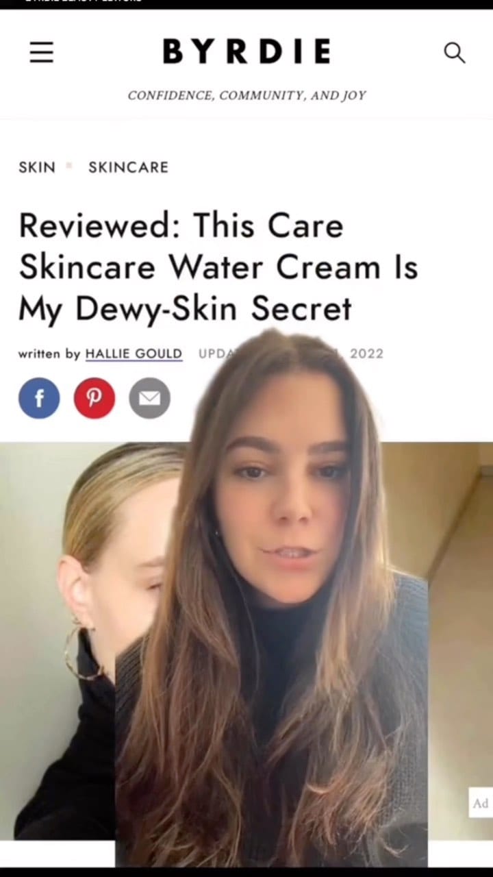 Post 9 by Care Skincare on Instagram (video)