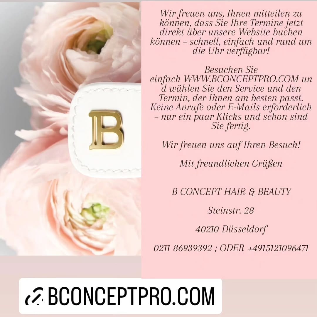 Post 8 by B CONCEPT | HAIR | BEAUTY | NAILS & MORE on Instagram (image)