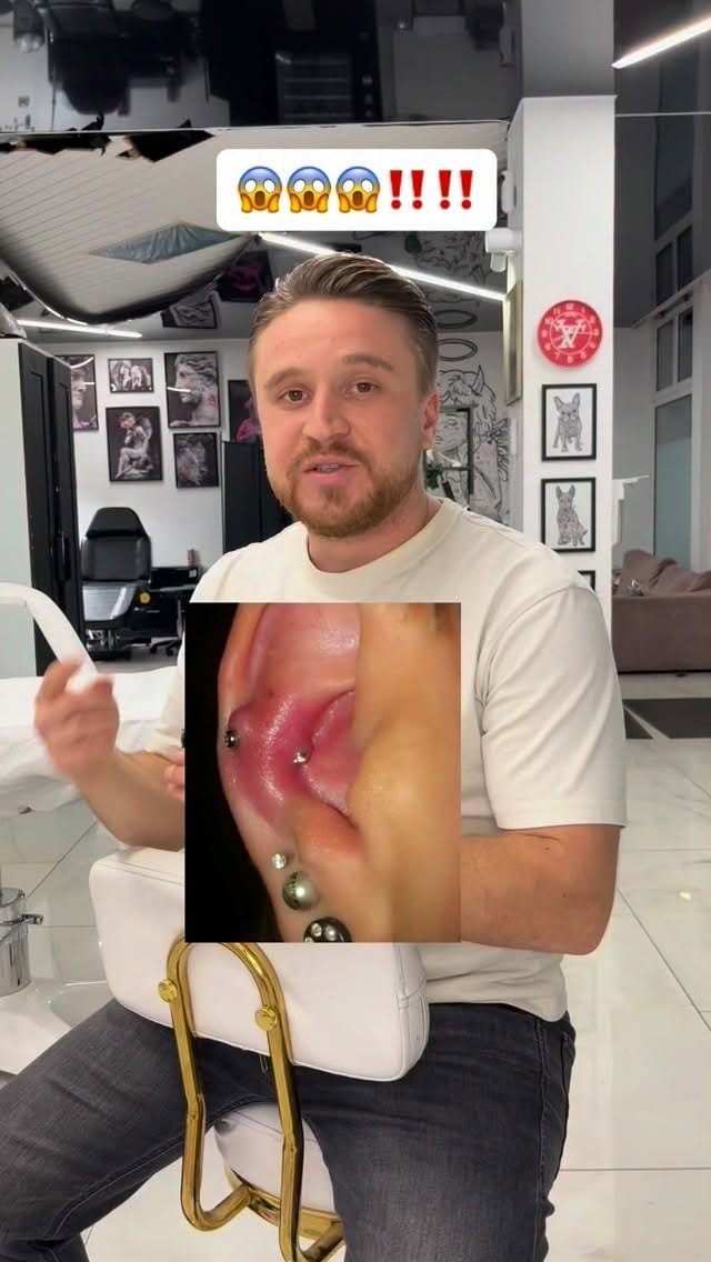 Post 6 by Piercing Düsseldorf on Instagram (video)