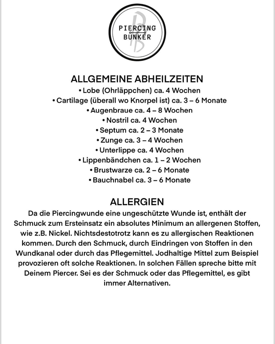 Post 10 by Piercing Düsseldorf on Instagram (carousel)