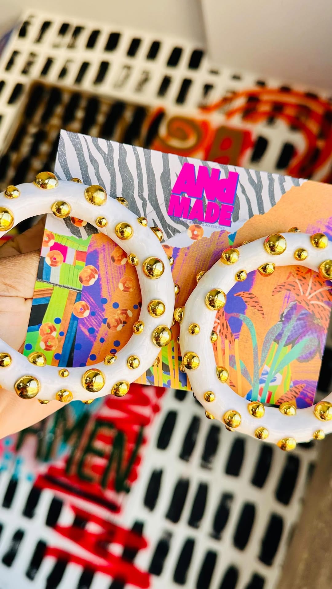 Post 2 by AND-MADE by Hand | Handmade Earrings & Accessories on Instagram (video)