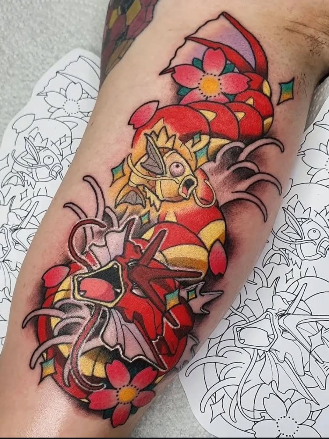 Post 1 by Craig Downer | 💫 Gaming, Pixel, Anime & Japanese Tattoos 💫 on Instagram (carousel)