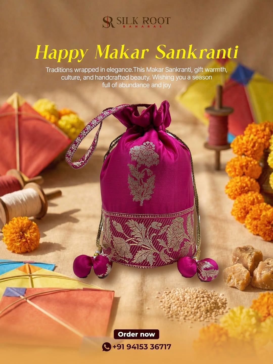 Post 1 by Silk Root Banaras on Instagram (image)