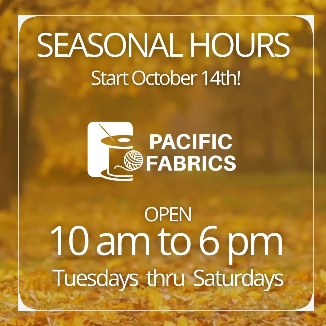Post 7 by Pacific Fabrics on Instagram (image)