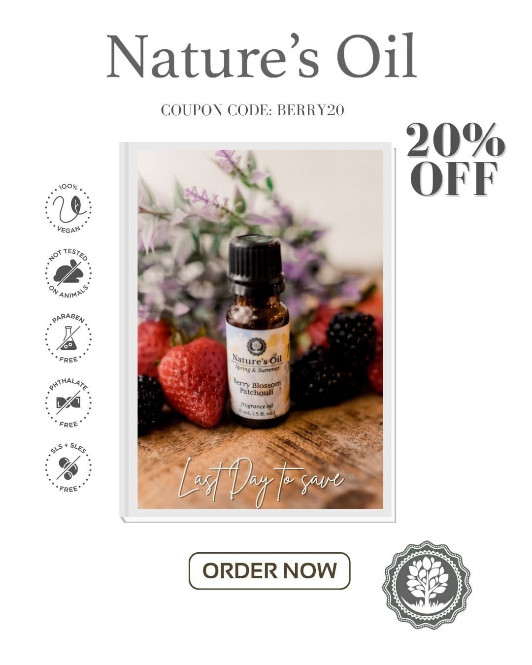 Post 2 by Nature's Oil on Instagram (image)