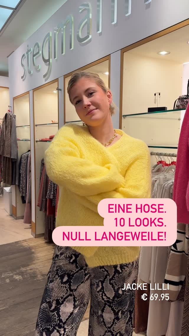 Post 4 by stegmann mode hamburg on Instagram (video)
