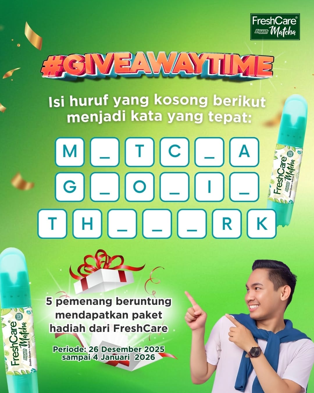 Post 9 by FRESHCARE Official on Instagram (image)