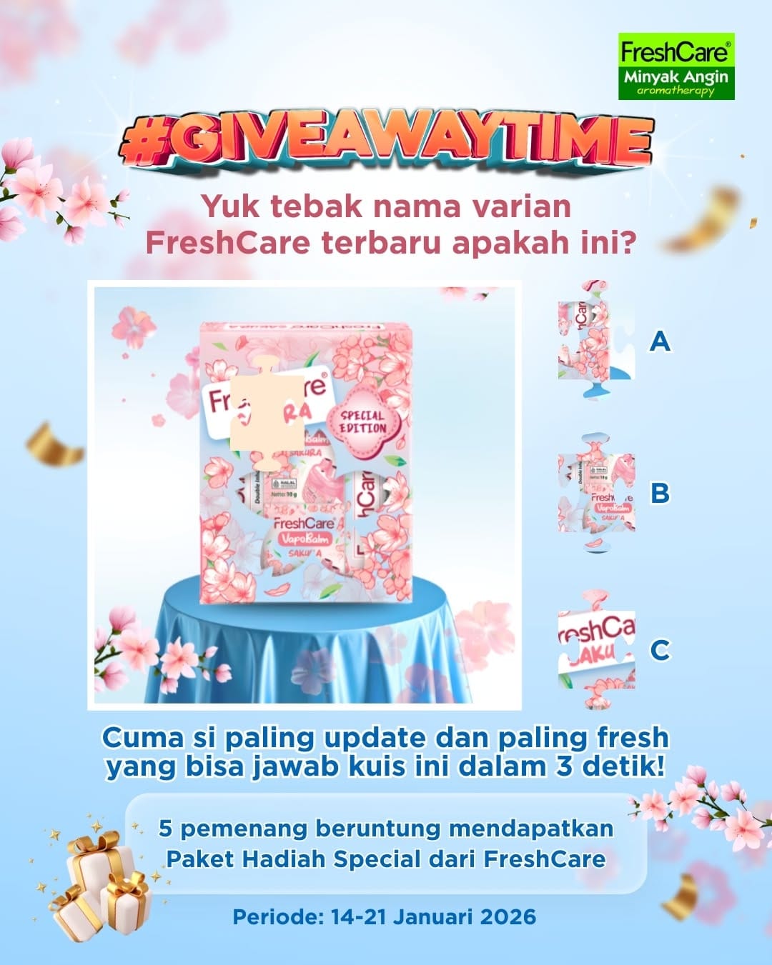 Post 3 by FRESHCARE Official on Instagram (image)