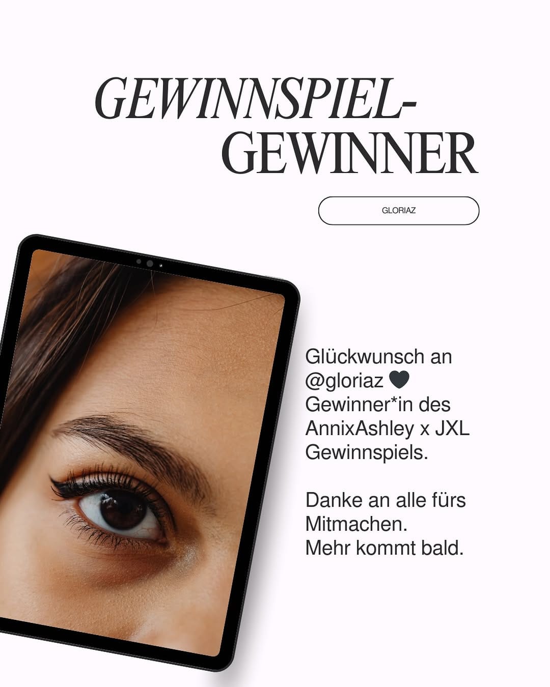 Post 4 by Jeuxloré Wimpernserum on Instagram (image)