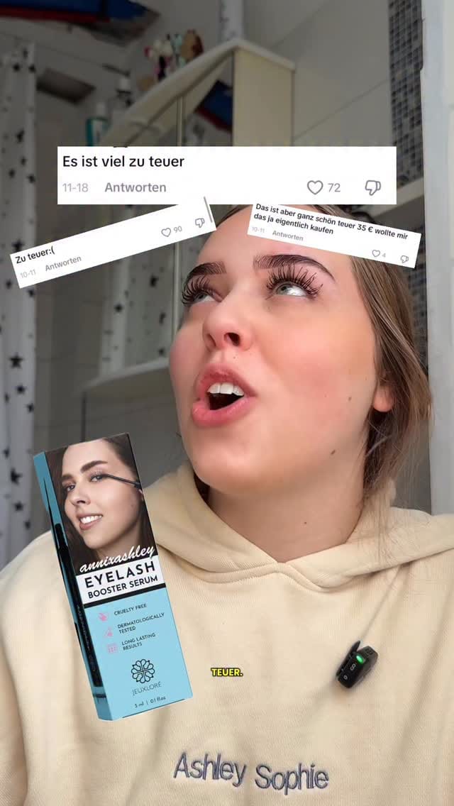 Post 6 by Jeuxloré Wimpernserum on Instagram (video)
