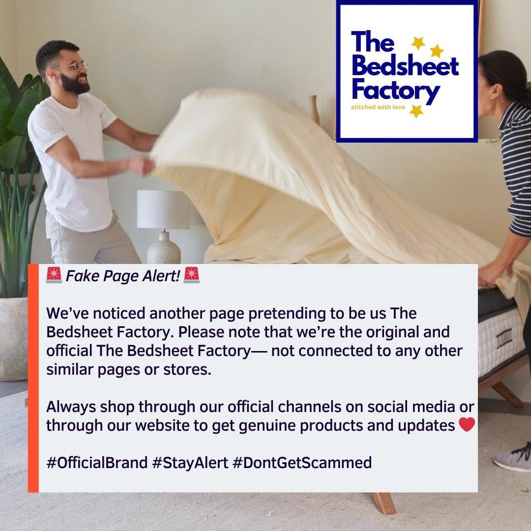 Post 2 by The Bedsheet Factory on Instagram (image)